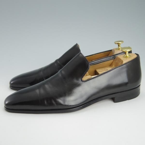 極上★(スペイン製)マグナーニ SIZE 41【モデル定価￥58,300-★スリッポン/13173】270-BOLラスト/ローファー/黒/MAGNANNI★g485