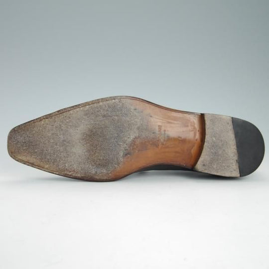 極上★(スペイン製)マグナーニ SIZE 41【モデル定価￥58,300-★スリッポン/13173】270-BOLラスト/ローファー/黒/MAGNANNI★g485