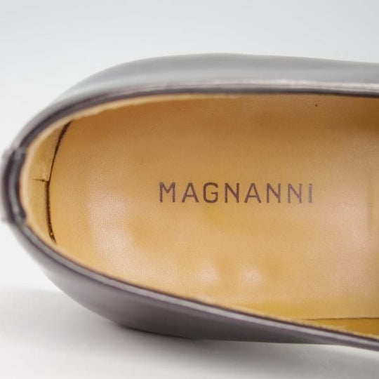 極上★(スペイン製)マグナーニ SIZE 41【モデル定価￥58,300-★スリッポン/13173】270-BOLラスト/ローファー/黒/MAGNANNI★g485