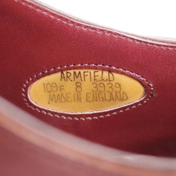 極上★(英)アルフレッド・サージェント 8F【上級★エクスクルーシブライン/ARMFIELD】109ラスト/ストレートチップ/Alfred Sargent★g486