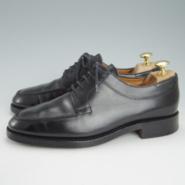 ★ジョンロブ 5.5E【貴重★ビンテージ年代の初期BARROS/バロス】PARISロゴ/292ラスト/Uチップ/カーフ/黒/メンズ/JOHN LOBB★g487