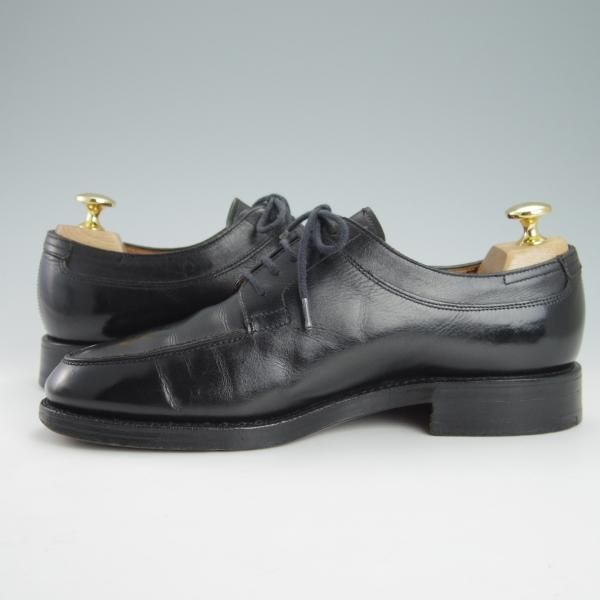 ★ジョンロブ 5.5E【貴重★ビンテージ年代の初期BARROS/バロス】PARISロゴ/292ラスト/Uチップ/カーフ/黒/メンズ/JOHN LOBB★g487