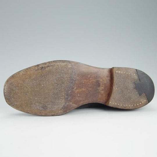 ★ジョンロブ 5.5E【貴重★ビンテージ年代の初期BARROS/バロス】PARISロゴ/292ラスト/Uチップ/カーフ/黒/メンズ/JOHN LOBB★g487