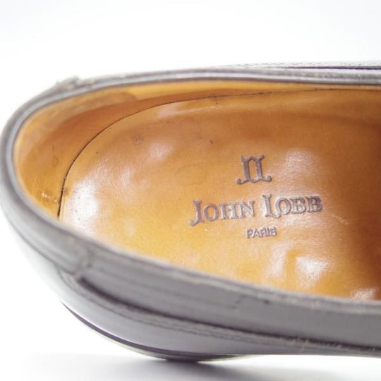★ジョンロブ 5.5E【貴重★ビンテージ年代の初期BARROS/バロス】PARISロゴ/292ラスト/Uチップ/カーフ/黒/メンズ/JOHN LOBB★g487
