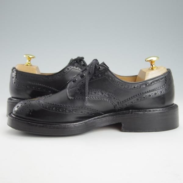 極上★トリッカーズ SIZE 5【定価￥84,700-★BOURTON/バートン】5633/カントリーシューズ/短靴/カーフ/黒/メンズ/Tricker's★g489