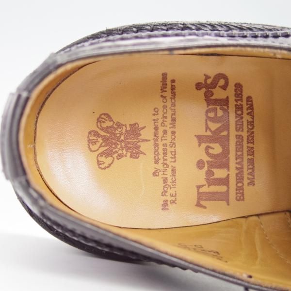 極上★トリッカーズ SIZE 5【定価￥84,700-★BOURTON/バートン】5633/カントリーシューズ/短靴/カーフ/黒/メンズ/Tricker's★g489