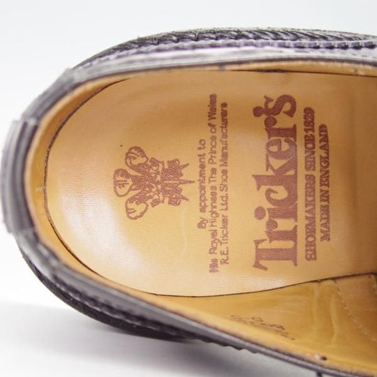 極上★トリッカーズ SIZE 5【定価￥84,700-★BOURTON/バートン】5633/カントリーシューズ/短靴/カーフ/黒/メンズ/Tricker's★g489