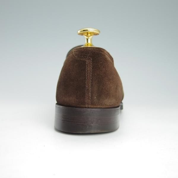 ★ジョンロブ 5D【モデル定価￥217,800-★ロペス/LOPEZ】4395ラスト/コインローファー/スエード/濃茶/メンズ/JOHN LOBB★g490