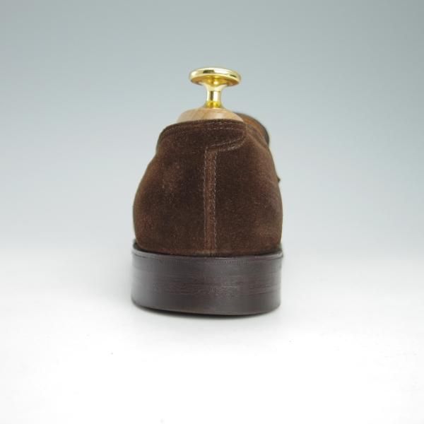 ★ジョンロブ 5D【モデル定価￥217,800-★ロペス/LOPEZ】4395ラスト/コインローファー/スエード/濃茶/メンズ/JOHN LOBB★g490