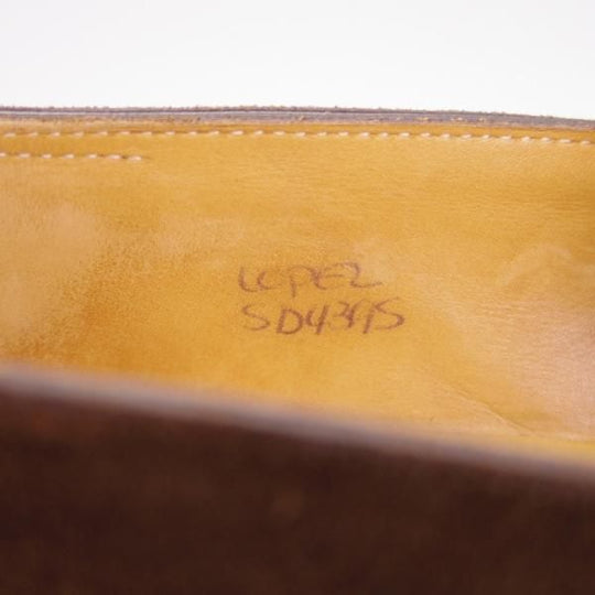 ★ジョンロブ 5D【モデル定価￥217,800-★ロペス/LOPEZ】4395ラスト/コインローファー/スエード/濃茶/メンズ/JOHN LOBB★g490