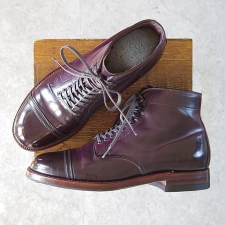 極美品★オールデン 8D【コードバン仕様★(ハワイ)Leather Soul別注/アンティークエッジ】ミリタリーラスト/D7822H/ブーツ/Alden★g493