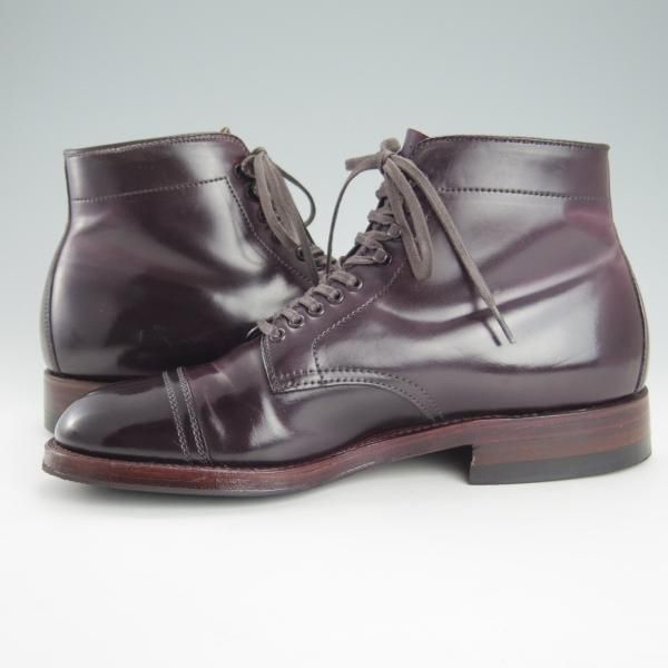 極美品★オールデン 8D【コードバン仕様★(ハワイ)Leather Soul別注/アンティークエッジ】ミリタリーラスト/D7822H/ブーツ/Alden★g493