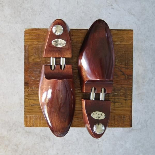 極上★(英)DASCO/ダスコ SIZE 8【★ダンケルマン(Knightsbridge)同系】ライム/木製シューツリー/シューキーパー/DUNKELMAN/メンズ★g529