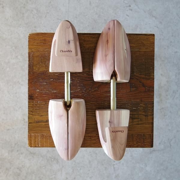美品★チャーチ Sサイズ【定価￥13,200-★suffolk/純正シューツリー】木製シューキーパー/メンズ/Church's★g534