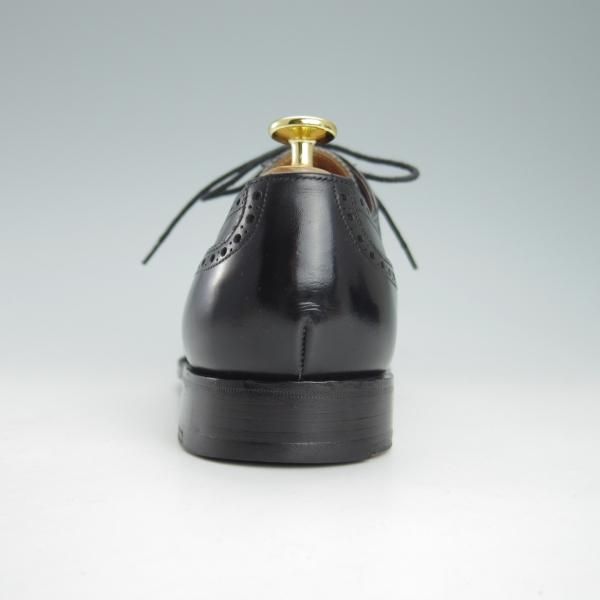 美品★(英)チーニー 6F【貴重★大丸松阪屋400周年/アニバーサリーモデル】125ラスト/セミブローグ/カーフ/黒/メンズ/CHEANEY★g495