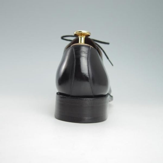 極美品★(スペイン製)MEERMIN/メルミン SIZE 6.5【貴重★EGのドーバー似寄モデル/スキンステッチ仕様】Uチップ/カーフ/黒/メンズ★g497