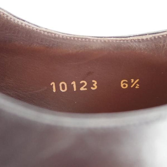 極美品★(スペイン製)MEERMIN/メルミン SIZE 6.5【貴重★EGのドーバー似寄モデル/スキンステッチ仕様】Uチップ/カーフ/黒/メンズ★g497