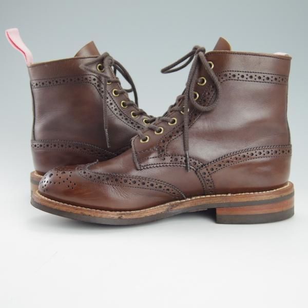 美品★トリッカーズ(レディース) SIZE 4.5【ダイナイトソール仕様★(ハワイ)Leather Soul別注/STEPHY】L5676/濃茶/ブーツ/Tricker's★g498