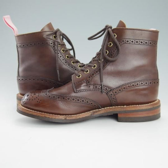美品★トリッカーズ(レディース) SIZE 4.5【ダイナイトソール仕様★(ハワイ)Leather Soul別注/STEPHY】L5676/濃茶/ブーツ/Tricker's★g498