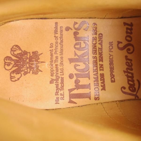 美品★トリッカーズ(レディース) SIZE 4.5【ダイナイトソール仕様★(ハワイ)Leather Soul別注/STEPHY】L5676/濃茶/ブーツ/Tricker's★g498