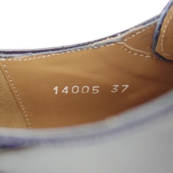 未使用★(スペイン製)Pertini/ペルティーニ(レディース) SIZE 37【定価￥36,720-★エナメル×ポニー/14005】ダブルモンク/濃紺★g501