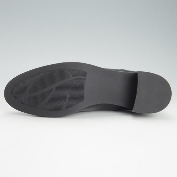 未使用★パラブーツ(レディース) SIZE 4【貴重★NIGHT/プレーントゥ】ヒール/ポリッシュレザー/NOIR/黒/GLOSS/Paraboot★g502