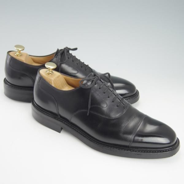 極上★チャーチ 75F/UK7.5【定価￥104,760-★ダイナイトソール仕様/LANCASTER】173ラスト/ストレートチップ/カーフ/黒/Church's★g504