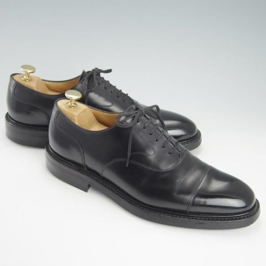 極上★チャーチ 75F/UK7.5【定価￥104,760-★ダイナイトソール仕様/LANCASTER】173ラスト/ストレートチップ/カーフ/黒/Church's★g504