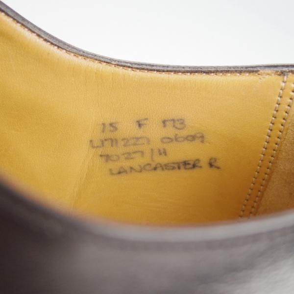 極上★チャーチ 75F/UK7.5【定価￥104,760-★ダイナイトソール仕様/LANCASTER】173ラスト/ストレートチップ/カーフ/黒/Church's★g504