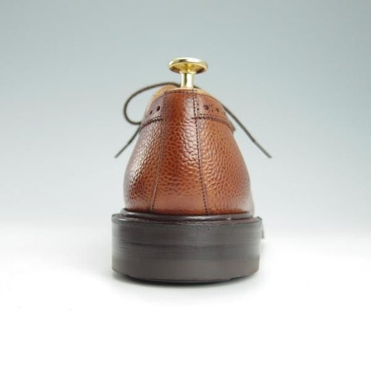 美品★(英)チーニー 8F【ダイナイトソール仕様★TENTERDEN R/175ラスト】セミブローグ/グレインレザー/茶/メンズ/CHEANEY★g505