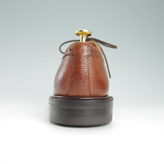 美品★(英)チーニー 8F【ダイナイトソール仕様★TENTERDEN R/175ラスト】セミブローグ/グレインレザー/茶/メンズ/CHEANEY★g505