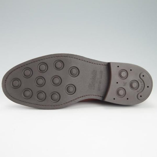 美品★(英)チーニー 8F【ダイナイトソール仕様★TENTERDEN R/175ラスト】セミブローグ/グレインレザー/茶/メンズ/CHEANEY★g505