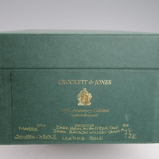 極上★クロケット&ジョーンズ 7.5E【定価￥143,000-★国内36足限定/専用シューツリー付】140周年記念モデル/MAGEE/Crockett&Jones★g507
