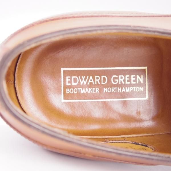 ★エドワードグリーン 6E【貴重★旧トップドロワーのDOVER/ドーバー/808ラスト】Edwardian Antique/Uチップ/薄茶/EDWARD GREEN★g508