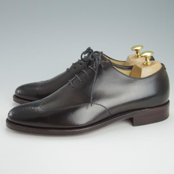 未使用★(スペイン製)MEERMIN/メルミン 5.5EE【★オックスフォードシューズ】カーフ/濃茶/メンズ★g510