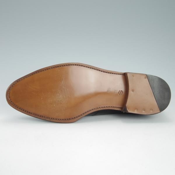 未使用★(スペイン製)MEERMIN/メルミン 5.5EE【★オックスフォードシューズ】カーフ/濃茶/メンズ★g510