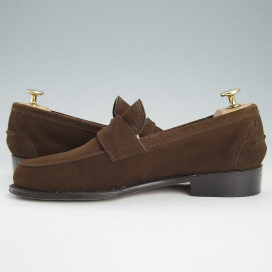 美品★(伊)F.LLIジャコメッティ SIZE 40.5【現行定価10万円程度★ハンドソーンウェルテッド製法/FG163】ローファー/Giacometti★g513