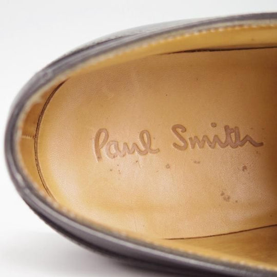 極美品★(英)チーニー 7.5F【★(英)ポールスミス別注/3888ラスト】ストレートチップ/カーフ/黒/メンズ/Paul Smith/CHEANEY★g514