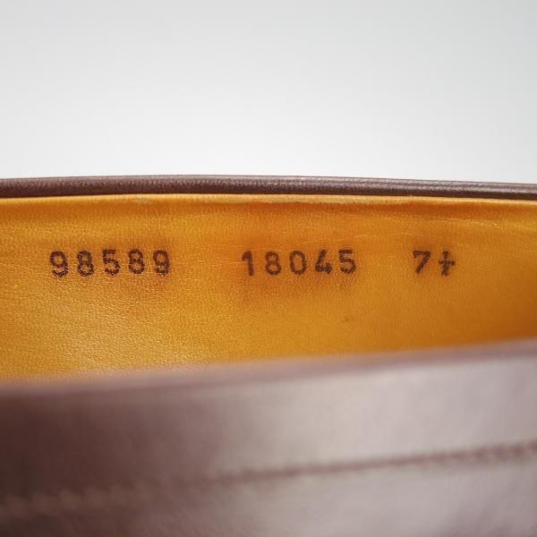 極上★ジャランスリワヤ SIZE 7.5【定価￥35,200-★コインローファー/98589】18045ラスト/ カーフ/濃茶/メンズ/JALAN SRIWIJAWA★g516