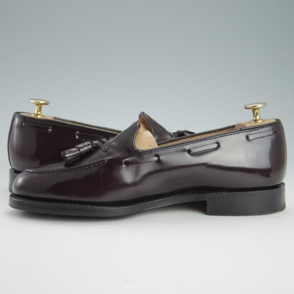 美品★チャーチ 65G/UK6.5【★KEATS 2/キーツ2】93ラスト/タッセルローファー/ポリッシュドバインダーカーフ/赤茶/メンズ/Church's★g522