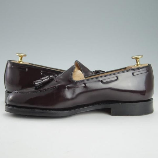 美品★チャーチ 65G/UK6.5【★KEATS 2/キーツ2】93ラスト/タッセルローファー/ポリッシュドバインダーカーフ/赤茶/メンズ/Church's★g522