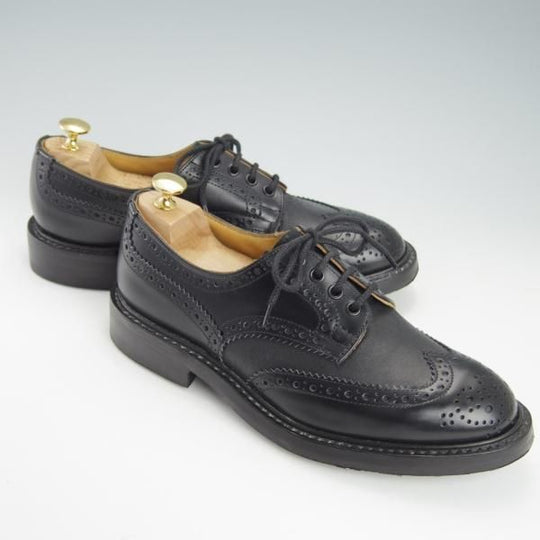 未使用★トリッカーズ SIZE 7.5【モデル定価￥84,700-★バートンの異素材モデル/ダイナイトソール】KESWICK/M7292/黒/Tricker's★g538