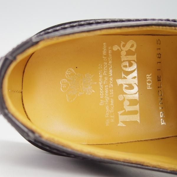 未使用★トリッカーズ SIZE 7.5【モデル定価￥84,700-★バートンの異素材モデル/ダイナイトソール】KESWICK/M7292/黒/Tricker's★g538