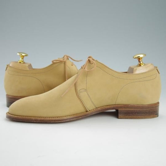 未使用★ジョンロブ SIZE 5【★ORION/オリオン】プレーントゥ/ヌバック/薄茶/メンズ/JOHN LOBB★g539