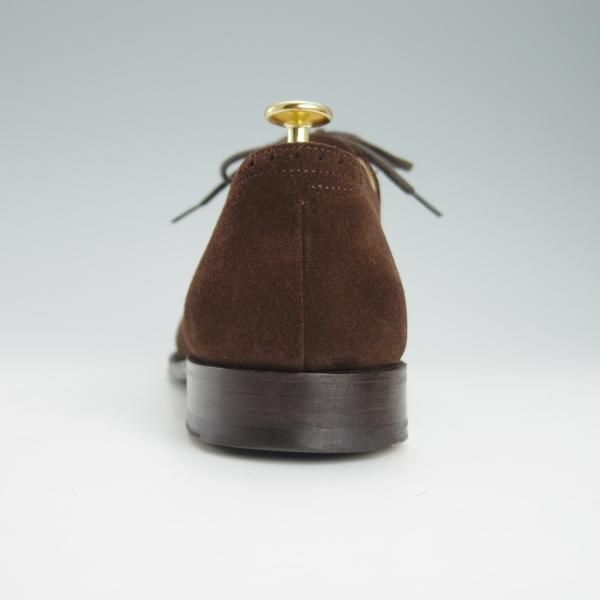 極上★チャーチ 70F/UK7【定価￥81,400-★TORONTO/136ラスト】トロント/5都市ロゴ/セミブローグ/スエード/濃茶/メンズ/Church's★g542