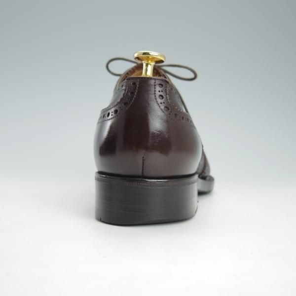 極上★トレーディングポスト SIZE 8【定価￥50,760-★1605/フルブローグ】カーフ/濃茶/メンズ/Trading Post★g544