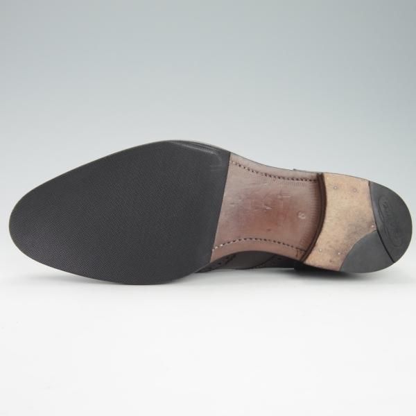 極上★トレーディングポスト SIZE 8【定価￥50,760-★1605/フルブローグ】カーフ/濃茶/メンズ/Trading Post★g544