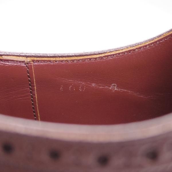 極上★トレーディングポスト SIZE 8【定価￥50,760-★1605/フルブローグ】カーフ/濃茶/メンズ/Trading Post★g544