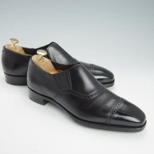 ★クロケット&ジョーンズ 5.5E【同系モデル定価￥121,000-★(英)ジョージ・クレバリー別注/ハンドグレードライン】黒/Crockett&Jones★g547