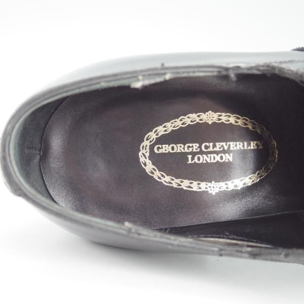 ★クロケット&ジョーンズ 5.5E【同系モデル定価￥121,000-★(英)ジョージ・クレバリー別注/ハンドグレードライン】黒/Crockett&Jones★g547